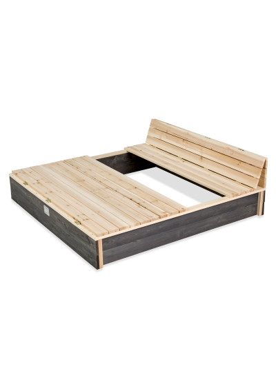 Дерев'яна пісочниця з кришкою EXIT Aksent 136 x 132 см